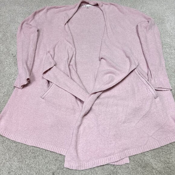 Seven7 Cardigan Women’s Pink Long Sleeve Pockets Size Small - Picture 8 of 11